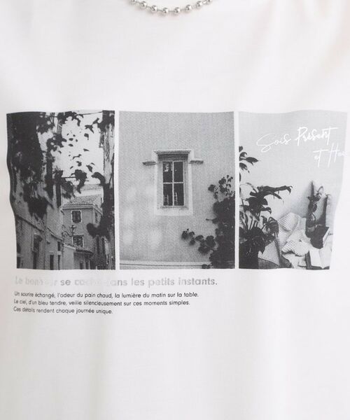 SHOO・LA・RUE / シューラルー Tシャツ | 【S-LL/ひんやり】大人の5分袖 プリントTシャツ | 詳細4