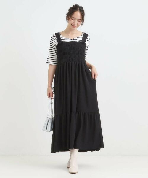 SHOO・LA・RUE / シューラルー カットソー | 【S-LL】女性らしさ漂うハートネック テレコ5分袖トップス | 詳細23