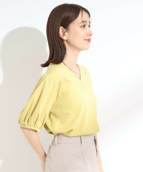 SHOO・LA・RUE / シューラルー カットソー | 【S-LL/ひんやり/UV】女性らしい印象に スキッパートップス | 詳細10