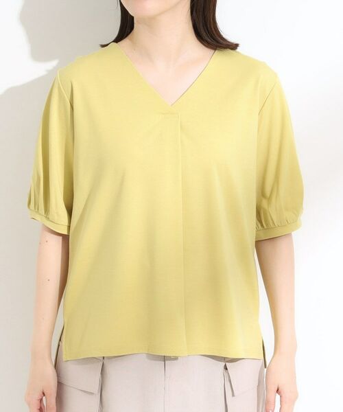 SHOO・LA・RUE / シューラルー カットソー | 【S-LL/ひんやり/UV】女性らしい印象に スキッパートップス | 詳細13