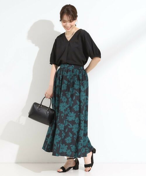 SHOO・LA・RUE / シューラルー カットソー | 【S-LL/ひんやり/UV】女性らしい印象に スキッパートップス | 詳細7