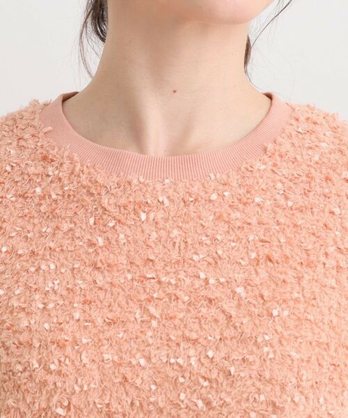 SHOO・LA・RUE / シューラルー カットソー | 【S-LL】大人も着やすい愛らしさ リボンヤーン半袖トップス | 詳細12