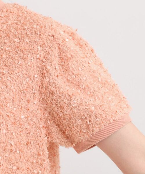 SHOO・LA・RUE / シューラルー カットソー | 【S-LL】大人も着やすい愛らしさ リボンヤーン半袖トップス | 詳細13