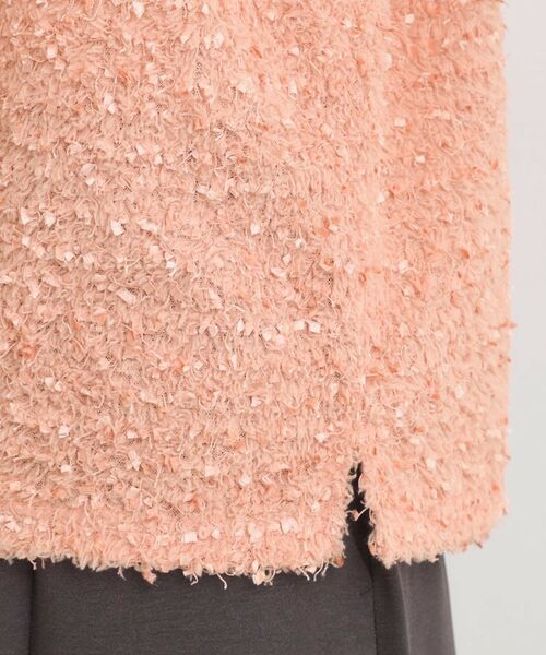 SHOO・LA・RUE / シューラルー カットソー | 【S-LL】大人も着やすい愛らしさ リボンヤーン半袖トップス | 詳細14