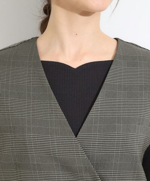 SHOO・LA・RUE / シューラルー ベスト | 【S-LL/セットアップ可/洗濯後しわになりにくい】ダブルベスト | 詳細17