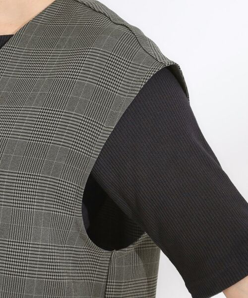 SHOO・LA・RUE / シューラルー ベスト | 【S-LL/セットアップ可/洗濯後しわになりにくい】ダブルベスト | 詳細18