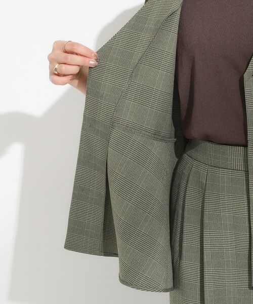 SHOO・LA・RUE / シューラルー ベスト | 【S-LL/セットアップ可/洗濯後しわになりにくい】ペプラムジレ | 詳細21