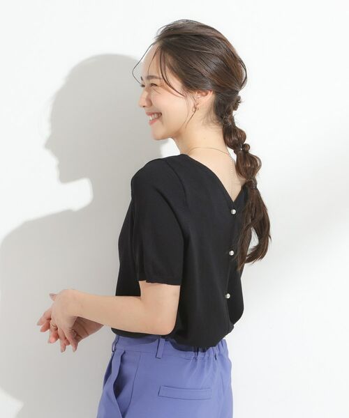 SHOO・LA・RUE / シューラルー カーディガン・ボレロ | 【洗える/S-LL/前後2WAY】きれい見え 刺繍ニットカーディガン | 詳細2