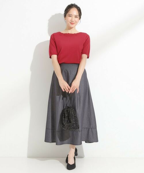 SHOO・LA・RUE / シューラルー カーディガン・ボレロ | 【洗える/S-LL/前後2WAY】きれい見え 刺繍ニットカーディガン | 詳細20