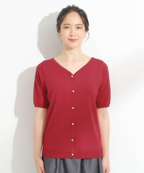 SHOO・LA・RUE / シューラルー カーディガン・ボレロ | 【洗える/S-LL/前後2WAY】きれい見え 刺繍ニットカーディガン | 詳細29