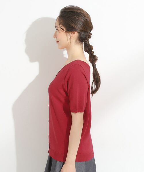 SHOO・LA・RUE / シューラルー カーディガン・ボレロ | 【洗える/S-LL/前後2WAY】きれい見え 刺繍ニットカーディガン | 詳細30