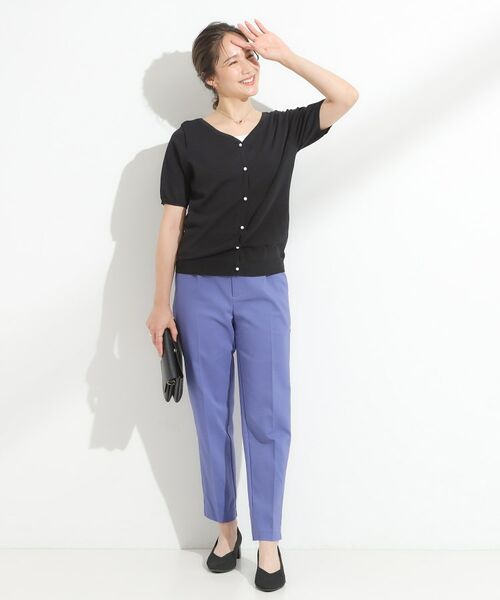 SHOO・LA・RUE / シューラルー カーディガン・ボレロ | 【洗える/S-LL/前後2WAY】きれい見え 刺繍ニットカーディガン | 詳細5