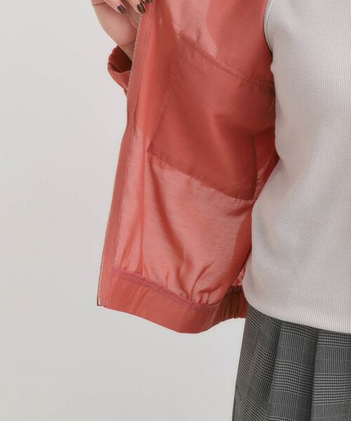 SHOO・LA・RUE / シューラルー レザーブルゾン・ジャケット | 【S-LL】寒暖差のある時期に 大人上品なシアーブルゾン | 詳細19