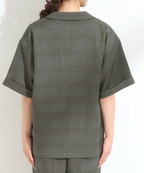 SHOO・LA・RUE / シューラルー テーラードジャケット | 【S-LL/セットアップ可/洗濯後しわになりにくい】5分袖テーラードジャケット | 詳細17