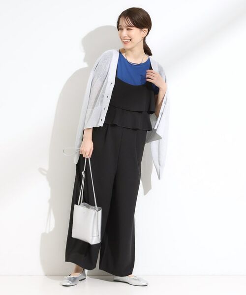 SHOO・LA・RUE / シューラルー サロペット・オールインワン | 【洗える/S-LL】ティアードフリルサロペット | 詳細3