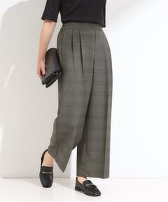 SHOO・LA・RUE / シューラルー パンツ | 【S-LL/セットアップ可/洗濯後しわになりにくい】きちんと見え タックワイドパンツ