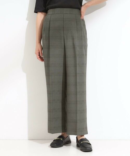 SHOO・LA・RUE / シューラルー パンツ | 【S-LL/セットアップ可/洗濯後しわになりにくい】きちんと見え タックワイドパンツ | 詳細13