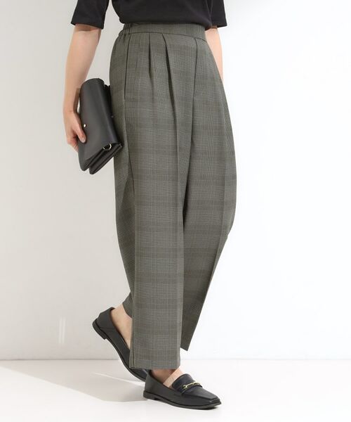 SHOO・LA・RUE / シューラルー パンツ | 【S-LL/セットアップ可/洗濯後しわになりにくい】きちんと見え タックワイドパンツ | 詳細14