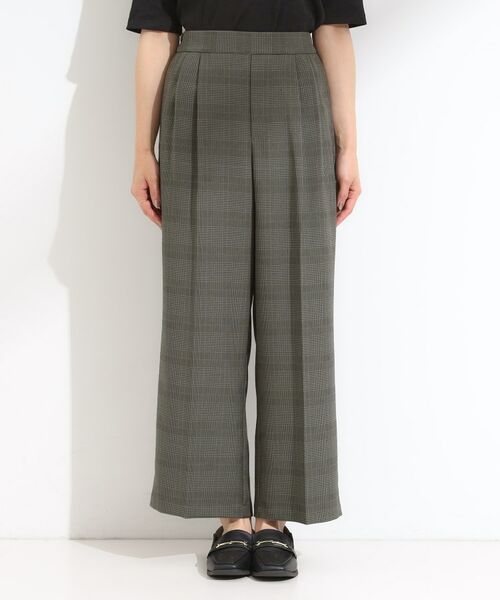 SHOO・LA・RUE / シューラルー パンツ | 【S-LL/セットアップ可/洗濯後しわになりにくい】きちんと見え タックワイドパンツ | 詳細19