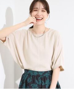 SHOO・LA・RUE / シューラルー シャツ・ブラウス | 【洗濯後しわになりにくい】さらっとタッチの 5分袖ドルマンブラウス