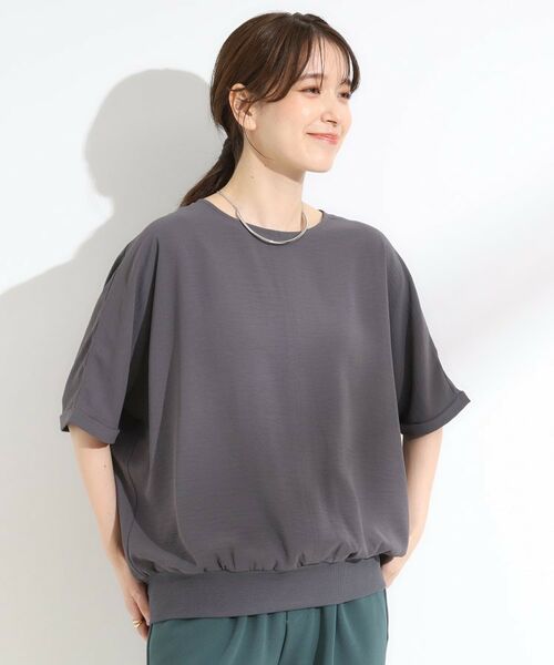SHOO・LA・RUE / シューラルー シャツ・ブラウス | 【洗濯後しわになりにくい】さらっとタッチの 5分袖ドルマンブラウス | 詳細13