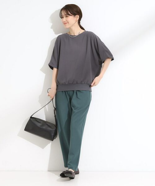 SHOO・LA・RUE / シューラルー シャツ・ブラウス | 【洗濯後しわになりにくい】さらっとタッチの 5分袖ドルマンブラウス | 詳細15