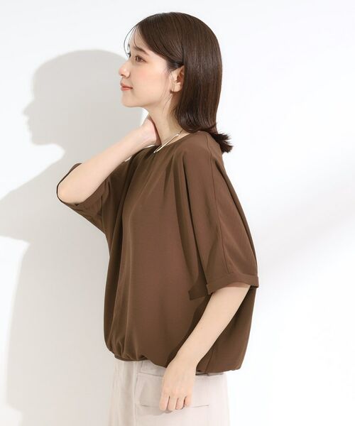 SHOO・LA・RUE / シューラルー シャツ・ブラウス | 【洗濯後しわになりにくい】さらっとタッチの 5分袖ドルマンブラウス | 詳細2