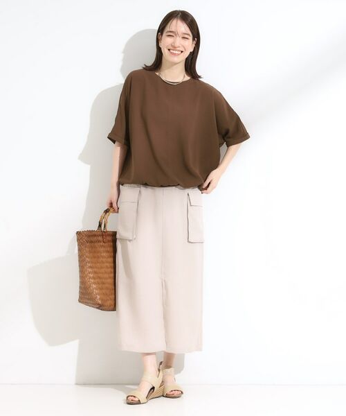 SHOO・LA・RUE / シューラルー シャツ・ブラウス | 【洗濯後しわになりにくい】さらっとタッチの 5分袖ドルマンブラウス | 詳細3