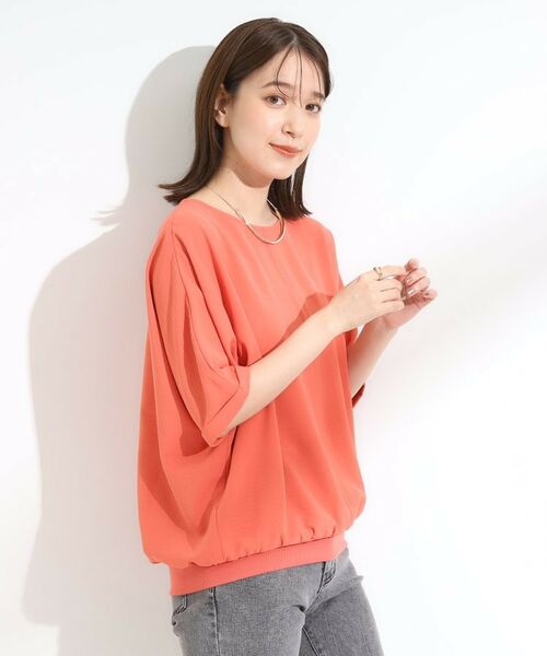 SHOO・LA・RUE / シューラルー シャツ・ブラウス | 【洗濯後しわになりにくい】さらっとタッチの 5分袖ドルマンブラウス | 詳細6