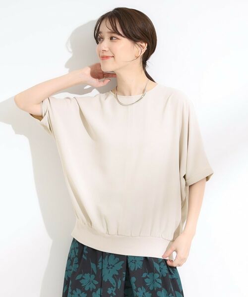 SHOO・LA・RUE / シューラルー シャツ・ブラウス | 【洗濯後しわになりにくい】さらっとタッチの 5分袖ドルマンブラウス | 詳細9