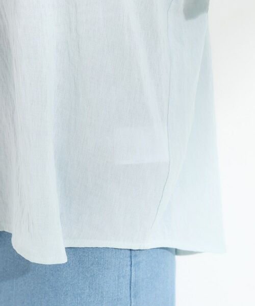 SHOO・LA・RUE / シューラルー シャツ・ブラウス | 【S-LL】大人の抜け感 シアーフードシャツ | 詳細20