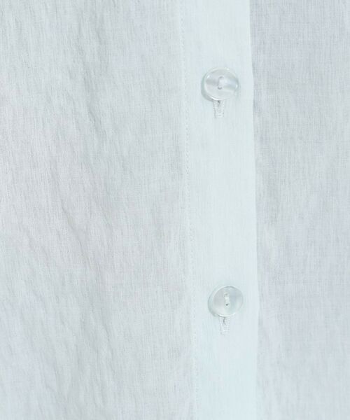 SHOO・LA・RUE / シューラルー シャツ・ブラウス | 【S-LL】大人の抜け感 シアーフードシャツ | 詳細4