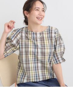 SHOO・LA・RUE / シューラルー シャツ・ブラウス | 【S-LL/5分袖】お袖タックできれいに魅せる 大人のフェミニンブラウス