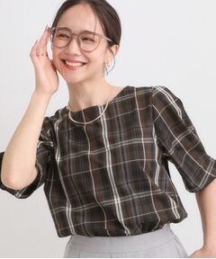 SHOO・LA・RUE / シューラルー シャツ・ブラウス | 【S-LL/5分袖】お袖タックできれいに魅せる 大人のフェミニンブラウス