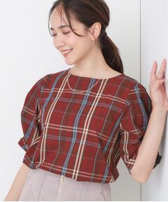 SHOO・LA・RUE / シューラルー シャツ・ブラウス | 【S-LL/5分袖】お袖タックできれいに魅せる 大人のフェミニンブラウス