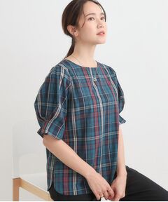 SHOO・LA・RUE / シューラルー シャツ・ブラウス | 【S-LL/5分袖】お袖タックできれいに魅せる 大人のフェミニンブラウス
