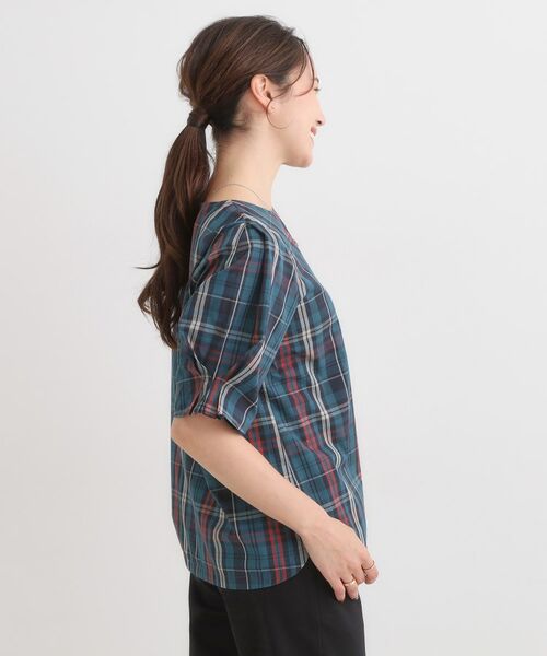 SHOO・LA・RUE / シューラルー シャツ・ブラウス | 【S-LL/5分袖】お袖タックできれいに魅せる 大人のフェミニンブラウス | 詳細10