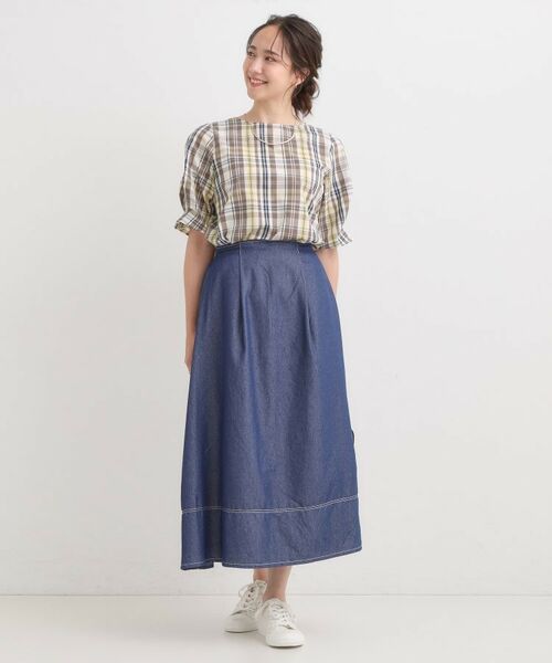 SHOO・LA・RUE / シューラルー シャツ・ブラウス | 【S-LL/5分袖】お袖タックできれいに魅せる 大人のフェミニンブラウス | 詳細3