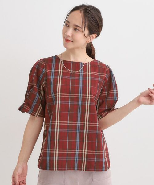 SHOO・LA・RUE / シューラルー シャツ・ブラウス | 【S-LL/5分袖】お袖タックできれいに魅せる 大人のフェミニンブラウス | 詳細5