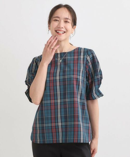 SHOO・LA・RUE / シューラルー シャツ・ブラウス | 【S-LL/5分袖】お袖タックできれいに魅せる 大人のフェミニンブラウス | 詳細9