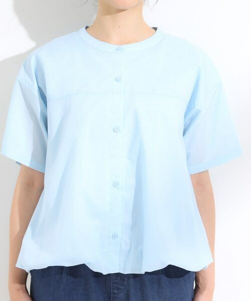 SHOO・LA・RUE / シューラルー シャツ・ブラウス | 【S-LL】インせず着られる 裾バルーンシャツ | 詳細13