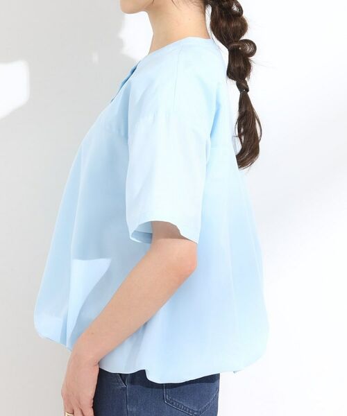 SHOO・LA・RUE / シューラルー シャツ・ブラウス | 【S-LL】インせず着られる 裾バルーンシャツ | 詳細14