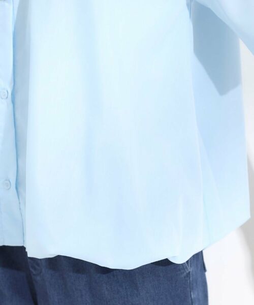 SHOO・LA・RUE / シューラルー シャツ・ブラウス | 【S-LL】インせず着られる 裾バルーンシャツ | 詳細18