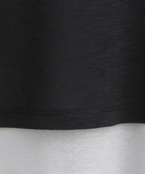 SHOO・LA・RUE / シューラルー カットソー | 【S-LL/ひんやり/体型カバー】着るだけでサマ見え レイヤードトップス | 詳細12