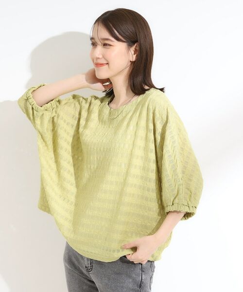 SHOO・LA・RUE / シューラルー カットソー | 【S-LL】涼やかで好印象 シアードルマントップス | 詳細10