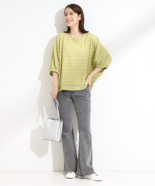 SHOO・LA・RUE / シューラルー カットソー | 【S-LL】涼やかで好印象 シアードルマントップス | 詳細11