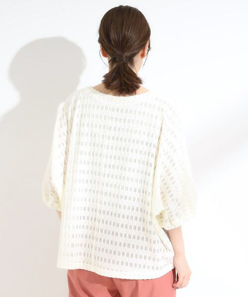 SHOO・LA・RUE / シューラルー カットソー | 【S-LL】涼やかで好印象 シアードルマントップス | 詳細2