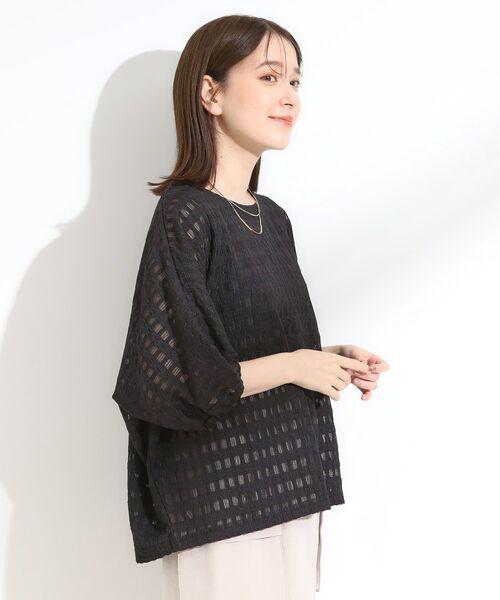 SHOO・LA・RUE / シューラルー カットソー | 【S-LL】涼やかで好印象 シアードルマントップス | 詳細6