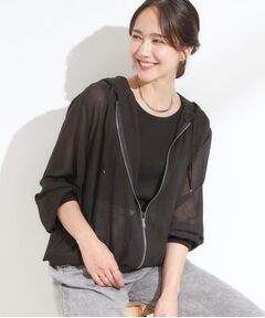 SHOO・LA・RUE / シューラルー レザーブルゾン・ジャケット | 【S-LL】柔らかシアーでこなれるフーディブルゾン