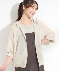 SHOO・LA・RUE / シューラルー レザーブルゾン・ジャケット | 【S-LL】柔らかシアーでこなれるフーディブルゾン